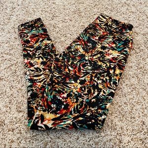 LLR OS Leggings - Bright Abstract Floral